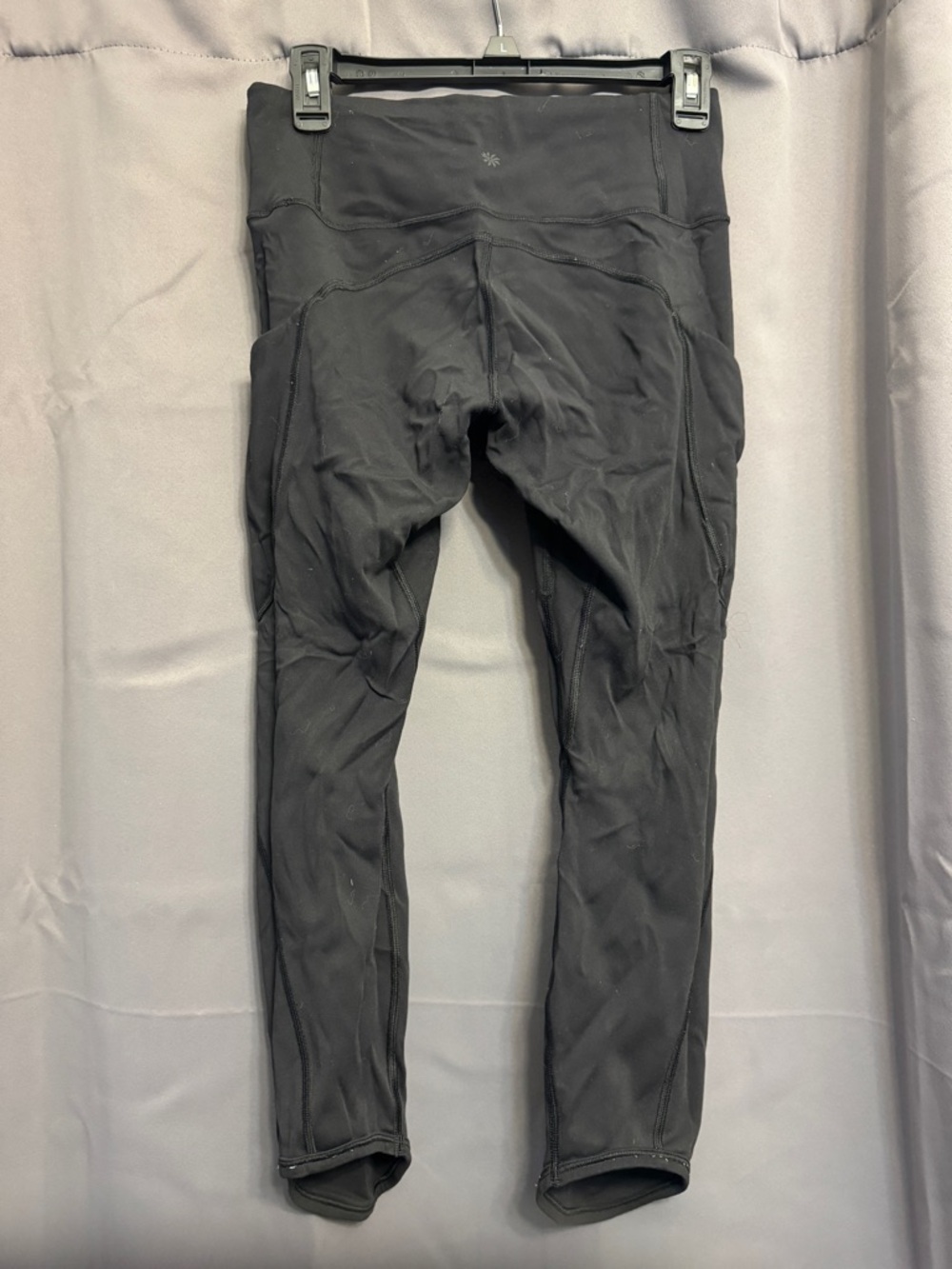 Athleta Black High-Waist Pocket Leggings - Picture 2 of 3